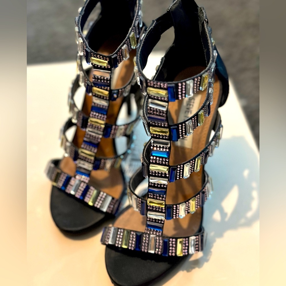 Steve Madden Rhinestone Heels - 36
